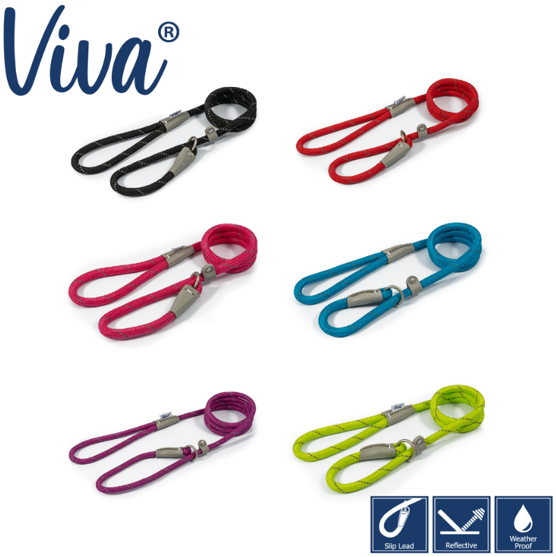 Viva Rope Slip Lead 150cm x 0.8cm