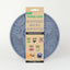 Blue silicone mat with packaging labeled 'Meaty Licks' on a white background