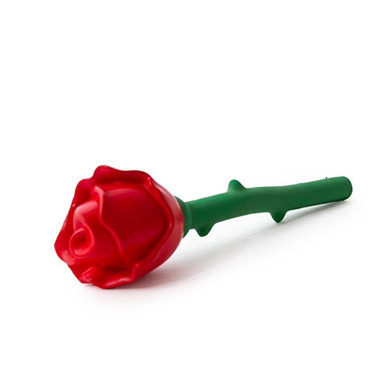 Great&Small Puppy Love Latex Long Stemmed Rose dog toy 24cm