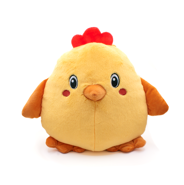 Great&Small Chunky Chick plush dog toy 30cm soft yellow chick