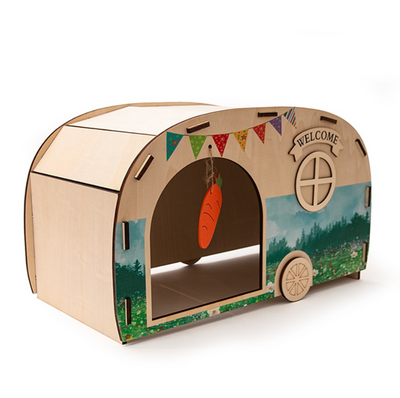 Norah’s Village Caravan Small Animal Hideaway & Enrichment Toy