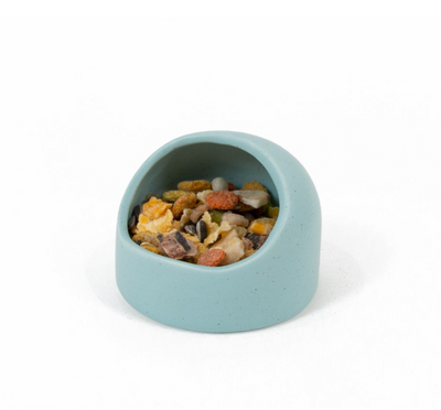 Great&Small Penrose Teal Stoneware Small Animal Bowl