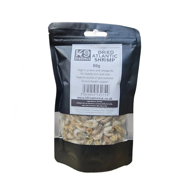 K9 Instinct Dried Shrimp Dog Treats 50g – Natural Protein & Omega-3 Rich