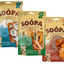Soopa Natural Dog Chews in coconut, papaya, and sweet potato – healthy superfood treats for dogs.
