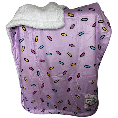 Pup Chic Sprinkles for Days Small Dog Blanket.