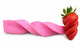 The Tatty Yak Twisted Strawberry Dog Chew Large | Long-Lasting Yak Chew.