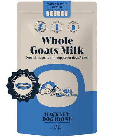 Hackney Dog House - Goats Milk Powder for Dogs & Cats 225g