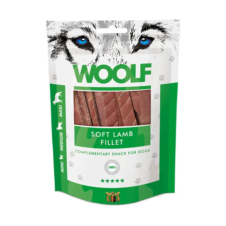 Woolf Soft Lamb Fillet Dog Treats 100g