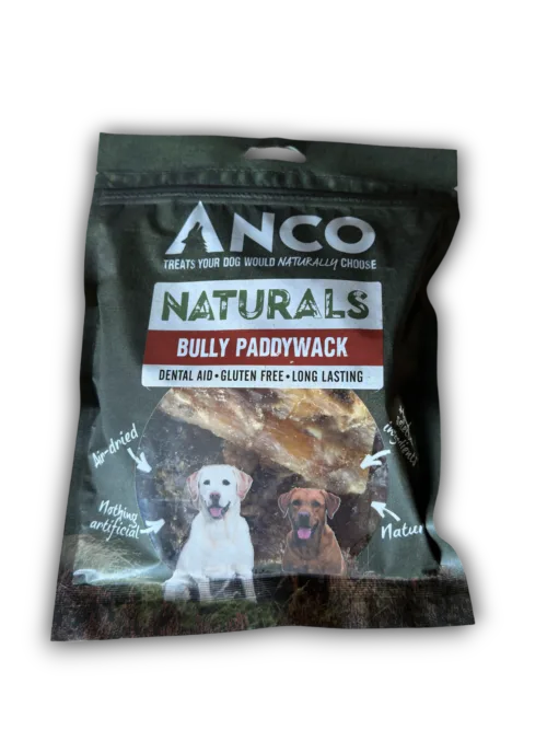 Anco Naturals Bully Paddywack 250g beef dog chew
