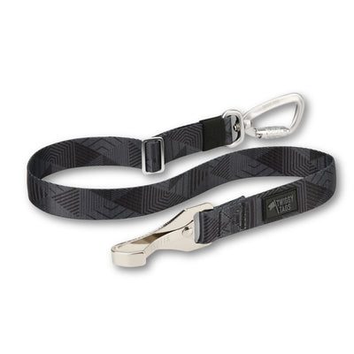 Twiggy Tags ISOFIX Dog Seat Belt – Onyx | Adjustable Car Safety Restraint.