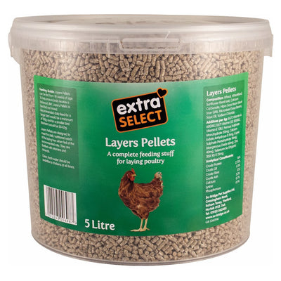 Extra Select Complete Layers Pellets 5L Bucket – Chicken & Laying Hen Feed