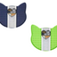 Cat head shaped lick mats in two bright colours – enrichment mats for cats with strong suction base.
