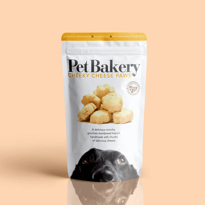  Pet Bakery Cheeky Cheese Paws – artisan shortbread biscuits for dogs with cheese