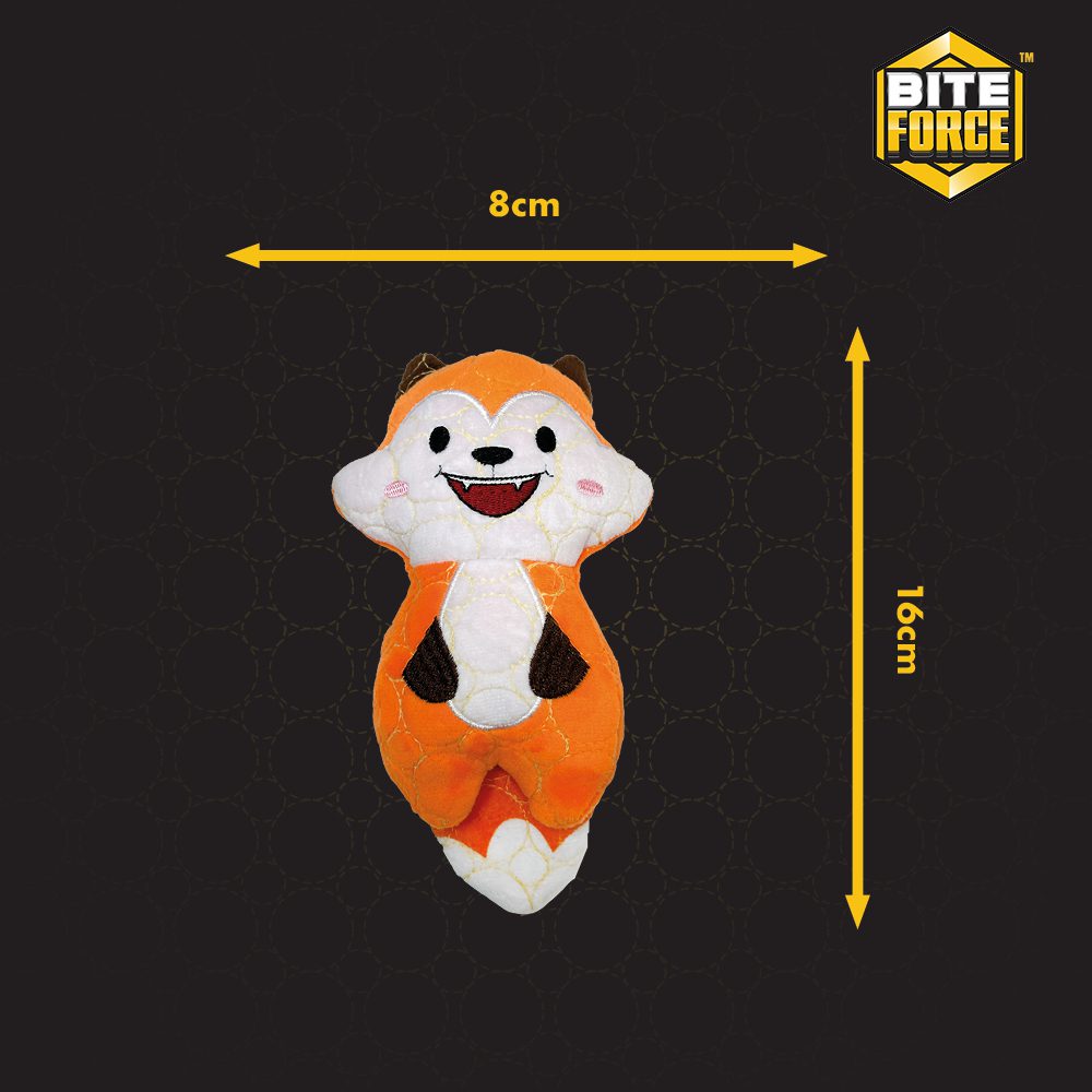 Bite Force Kevlar Tough Plush Fox Dog Toy