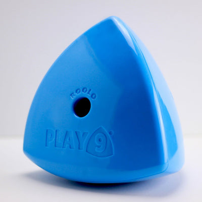 Play9 Roolo Treat Dispensing Dog Toy Blue – Self-Propelling Enrichment Toy.
