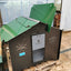 Easicoop Chalet L - HPL Chicken coop up to 10 large Birds (Black)