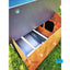 Easicoop Chalet L - HPL Chicken coop up to 10 large Birds (Black)