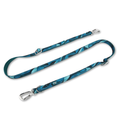 Twiggy Tags Multi-Way Dog Lead – Lagoon | Adjustable Hands-Free Dog Lead.