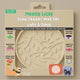 Meaty Licks Mountain View Slow Feeder – Neutral Sand.