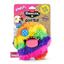 Fuggler Oogah Boogah rainbow plush squeaky dog toy in BONKERS packaging