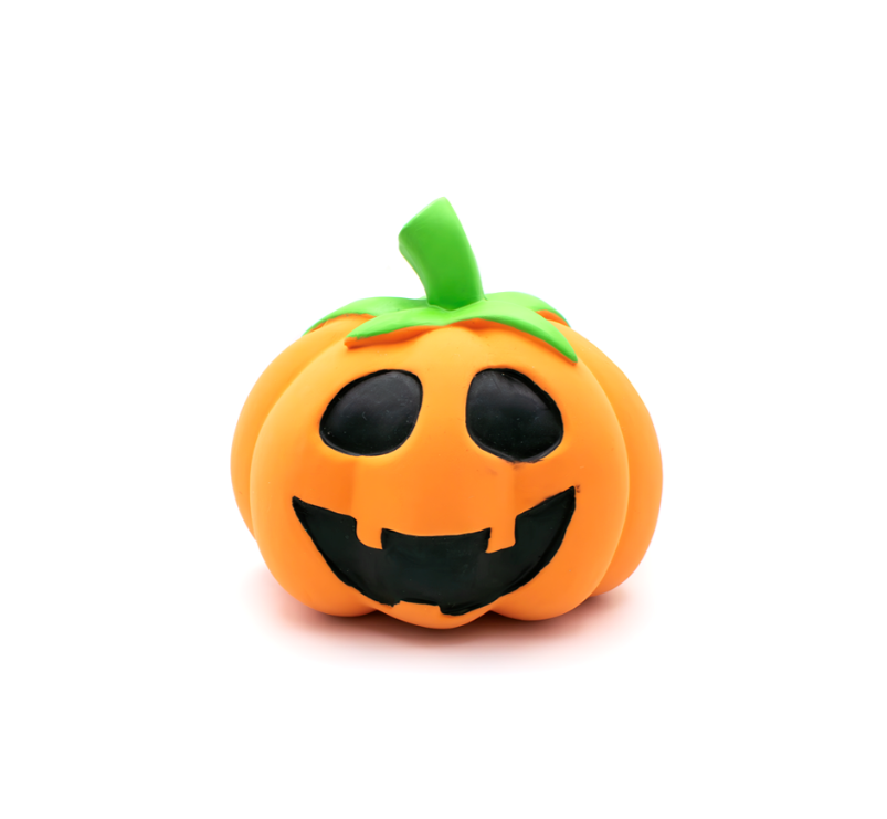 Great&Small Creepy Cuties latex pumpkin squeaky dog toy