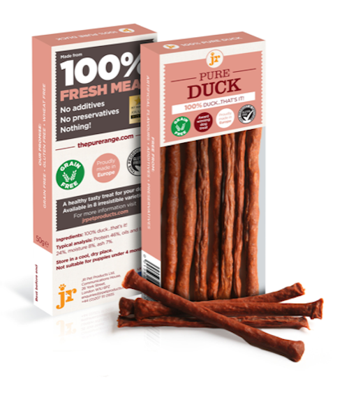 JR Pure Duck Sticks for Dogs 50g
