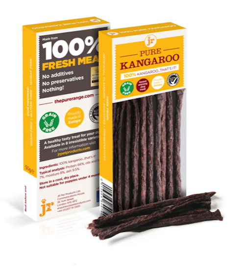 JR Pure Kangaroo Sticks for Dogs 50g