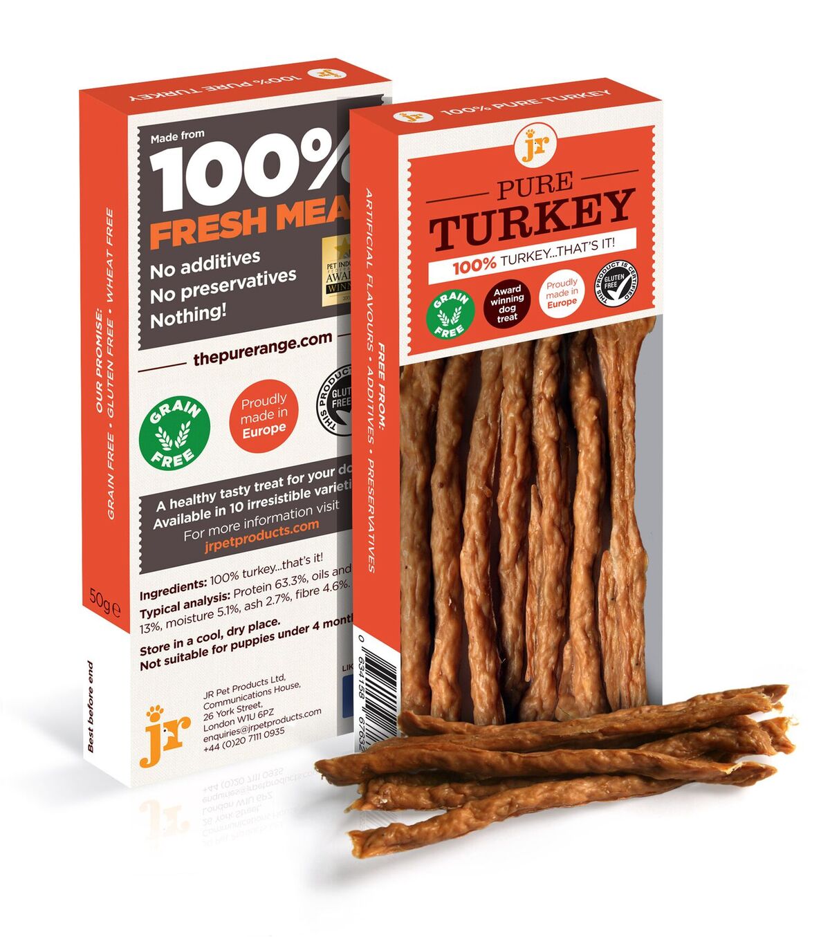 JR Pure Turkey Sticks for Dogs 50g