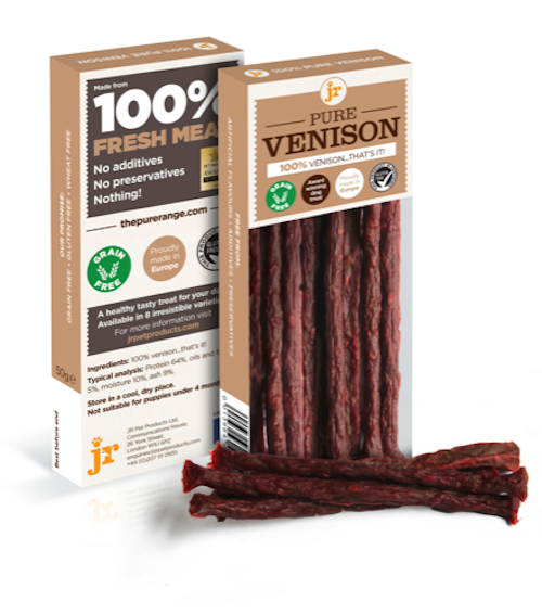JR Pure Venison Sticks for Dogs 50g