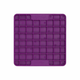 LickiMat Mini Classic Playdate purple 15cm flexible lick mat with square-pocket texture