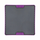 LickiMat Tuff Soother purple 20cm lick mat with raised brush-tip texture and rigid base
