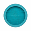Turquoise LickiMat UFO dog lick bowl with a raised rim and textured feeding surface
