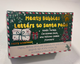 Meaty Bubbles Letters to Santa Paws Christmas gift box containing Roast Turkey, Christmas Duck and Festive Cookie bubbles, 3 x 125ml
