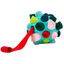 Örva Interactive Snuffle Ball with colourful rolled fabric strips for hiding dog treats