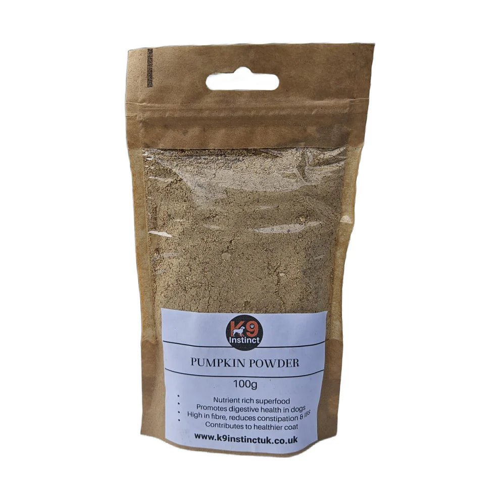 K9 Instinct Pumpkin Powder package on a white background