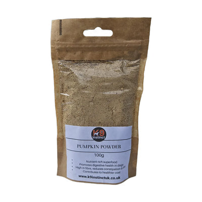 K9 Instinct Pumpkin Powder package on a white background