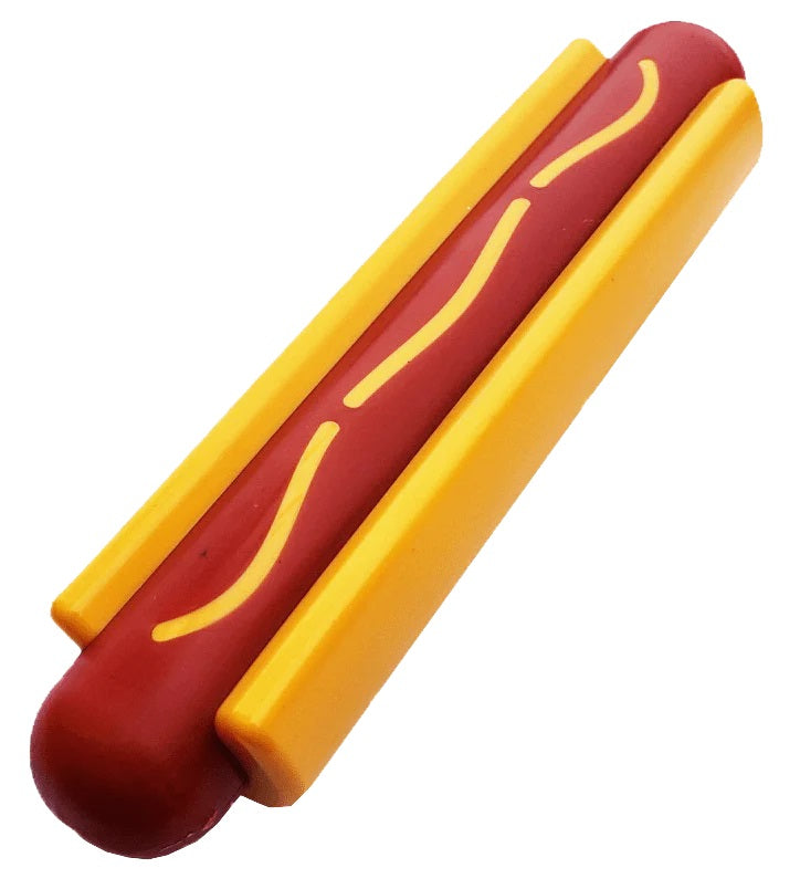 SodaPup Hot Dog Power Chewer Toy