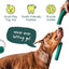 Woof Nomchucks two-in-one dog toy showing tooth-friendly rubber handles and puzzle treat chambers