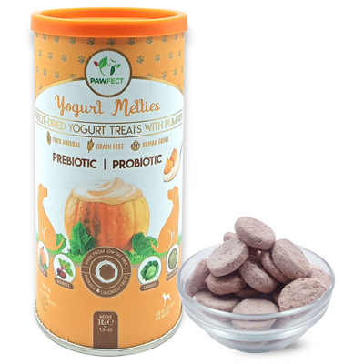 Pawfect Pre and Probiotic Dog Treats: Pumpkin & Yogurt 38g
