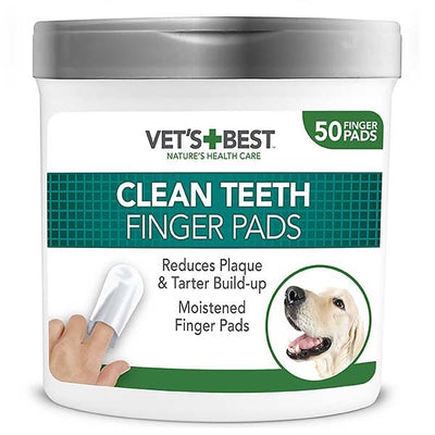 Vets Best Clean Teeth Finger Pads 50pc