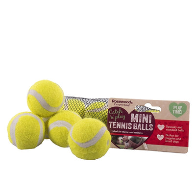 Mini Assorted Tennis Balls 5pc