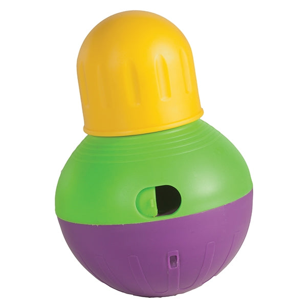 Starmark Bob-a-Lot Treat Dispenser Enrichment Toy for Dogs