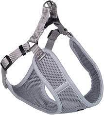 Nobby Mesh Harness With Reflective Stripe Grey