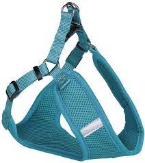 Nobby Mesh Harness With Reflective Stripe Turquoise
