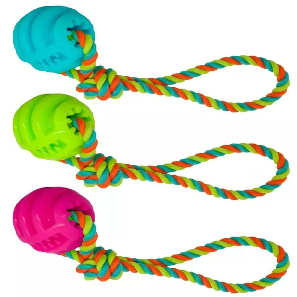 Ruff & Tuff Ball On A Rope Dog Toy