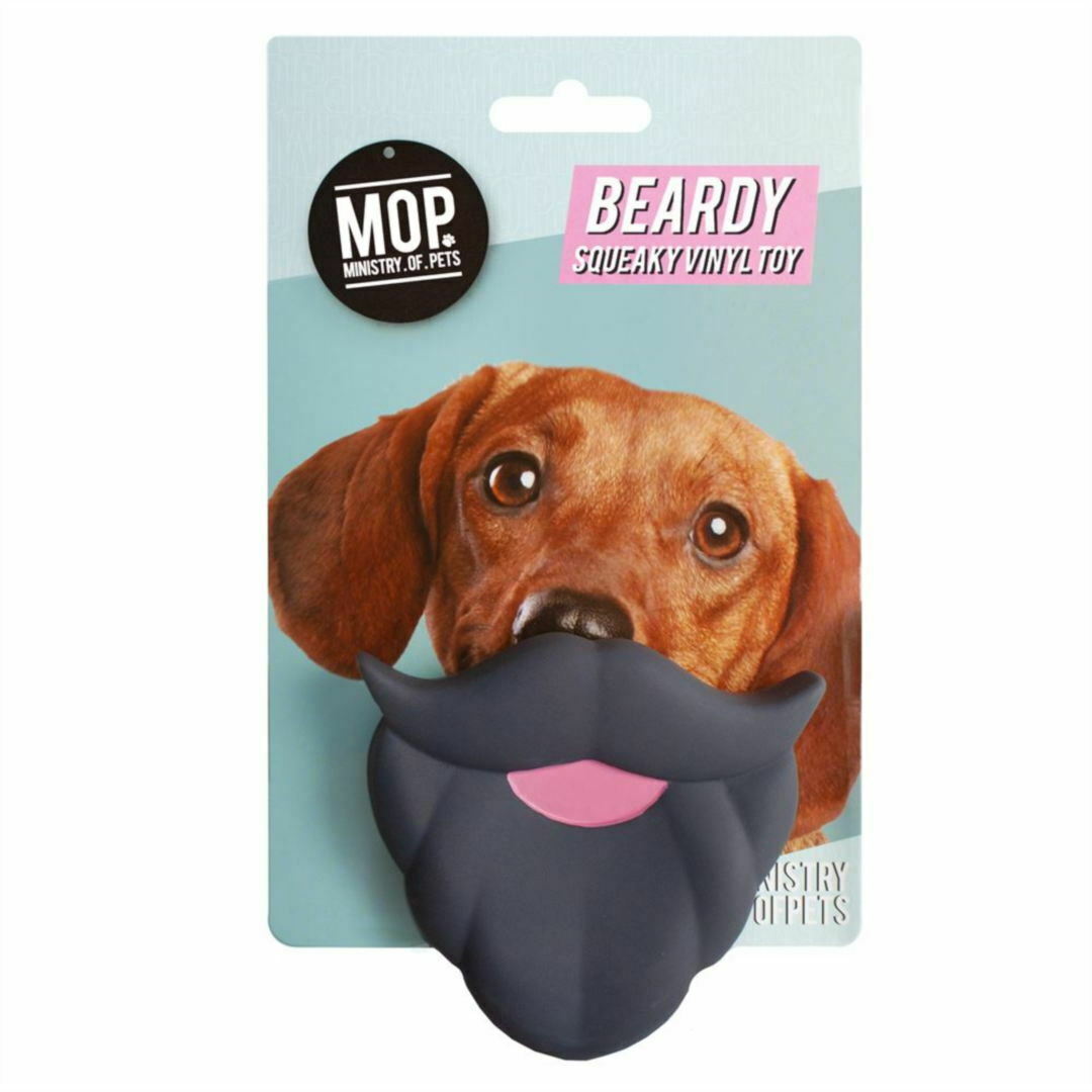 Ministry Of Pets Vinyl Squeaky Beard Toy